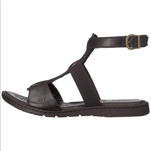 NIB Battle Born FullGrain Leather Gladiator Sandal - Picture 5 of 8